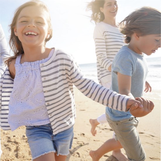 kids on beach